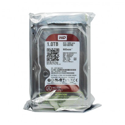 DISCO DURO WESTERN DIGITAL RED, 1 TB, SATA 6.0 GBPS, 64MB CACHE, 3.5" WD10EFRX